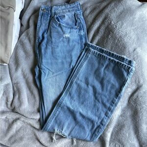 Women’s distressed Blue Jeans